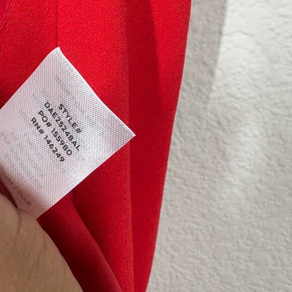 Lulus Size XS Straight To The Heart Backless Maxi Dress Bright Red Cross Back - Picture 9 of 13